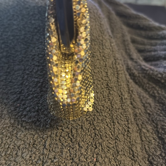 WHITING & DAVIS mesh clutch evening bag 🐈‍⬛